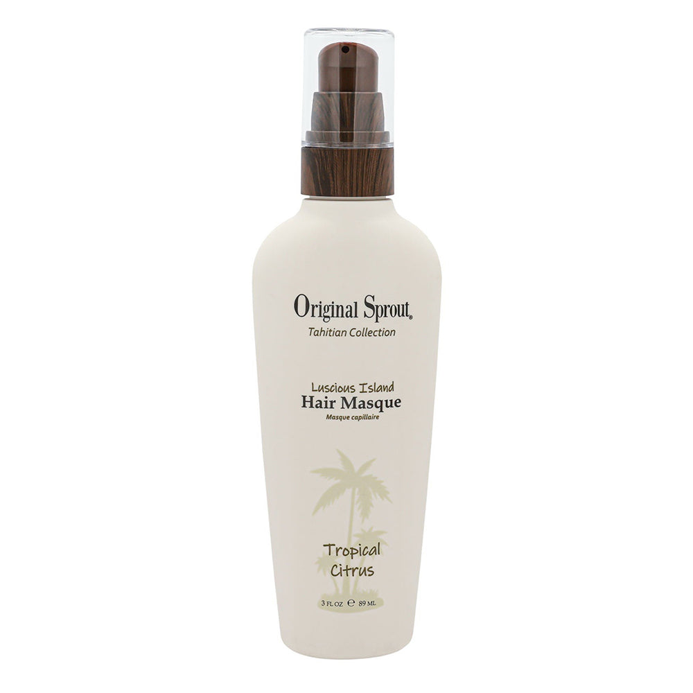 Original Sprout Luscious Island Hair Masque Deep Conditioning Moisture and Repair Dry Damaged Hair 3Oz (89ml)