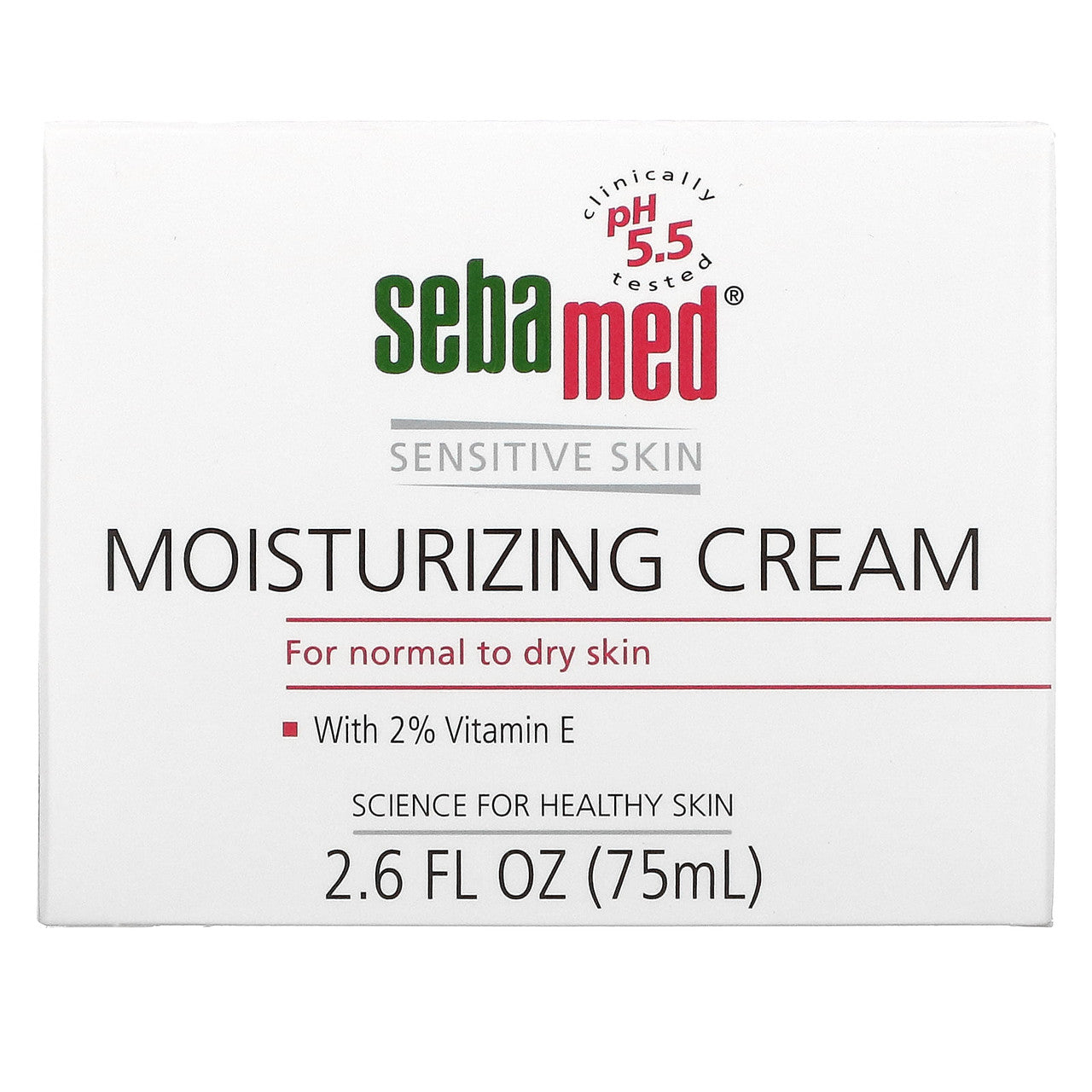 Sebamed Moisturizing Face Cream For Sensitive Skin, 2.6 Oz
