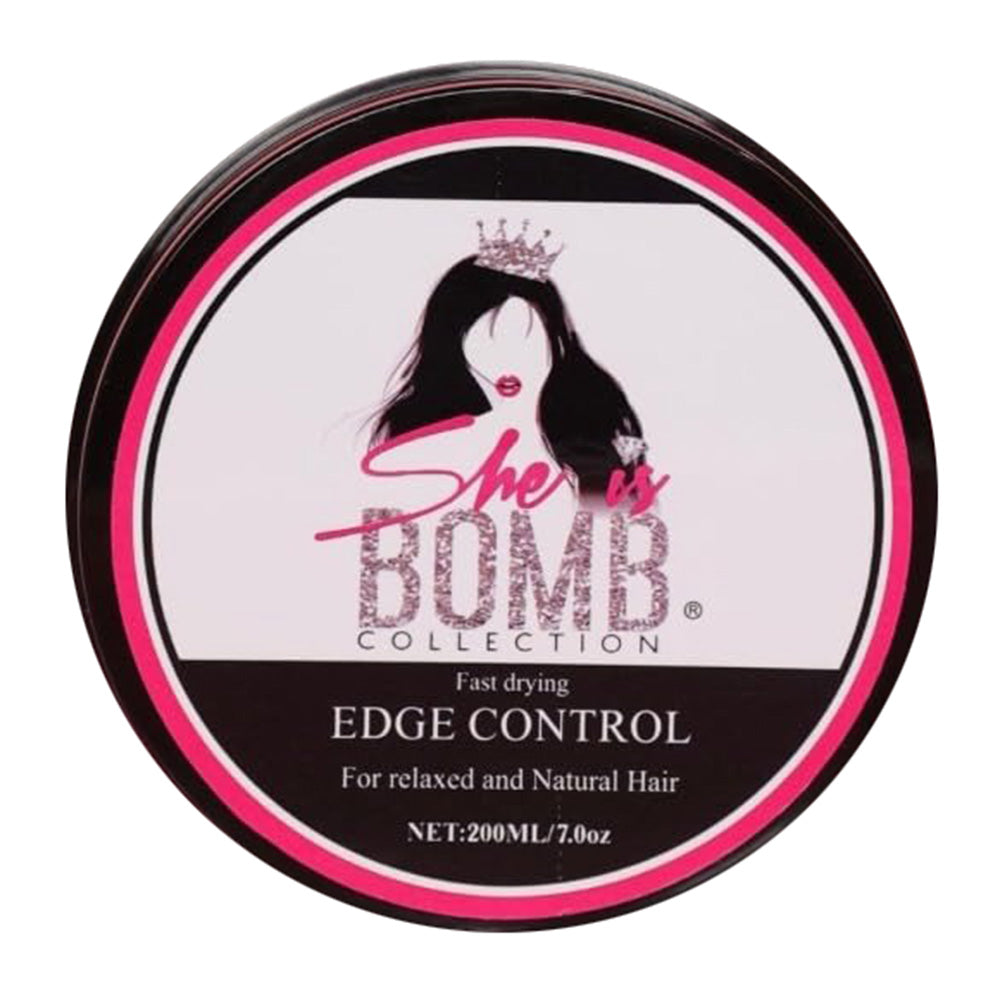 She is Bomb Collection Fast Drying Edge Control Gel 7Oz (200ml)