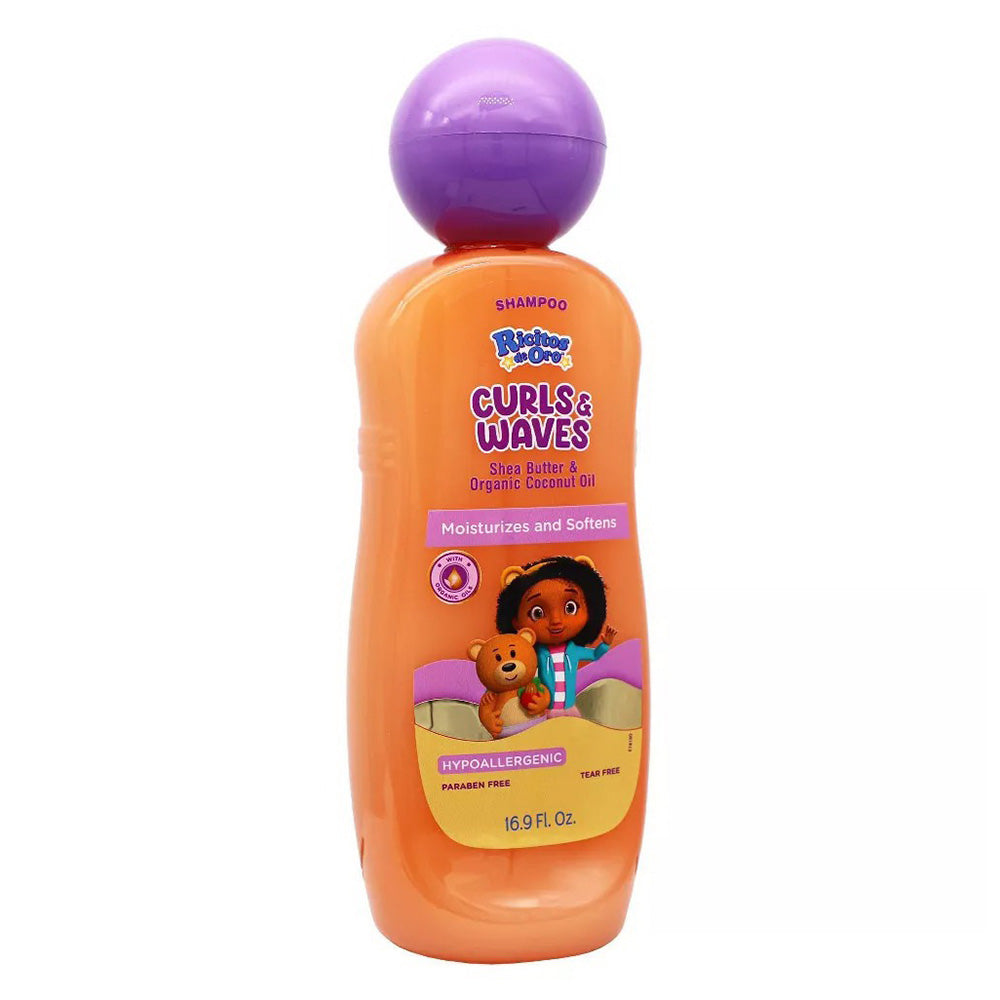 Ricitos De Oro Curls and Waves Paraben Free Hair Shampoo 16.9Oz