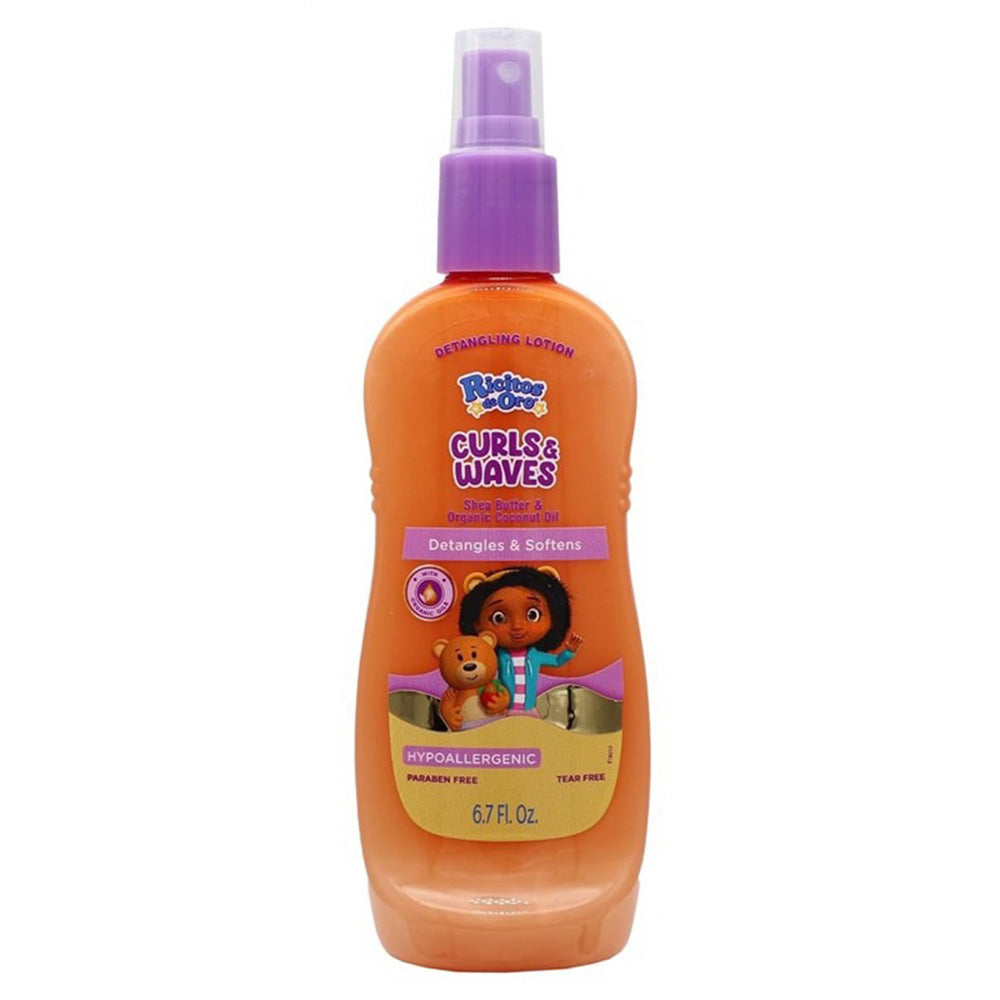 Ricitos De Oro Curls and Waves Detangling Tear Free Hair Lotion 6.7Oz