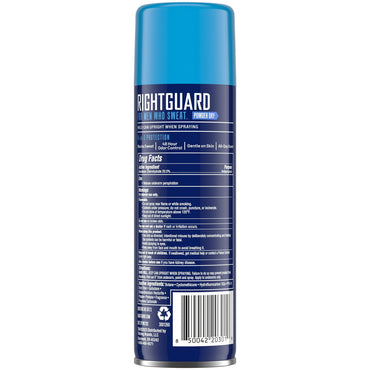 Right Guard Sport Antiperspirant Deodorant Aerosol Spray, Powder Dry, 6 Oz