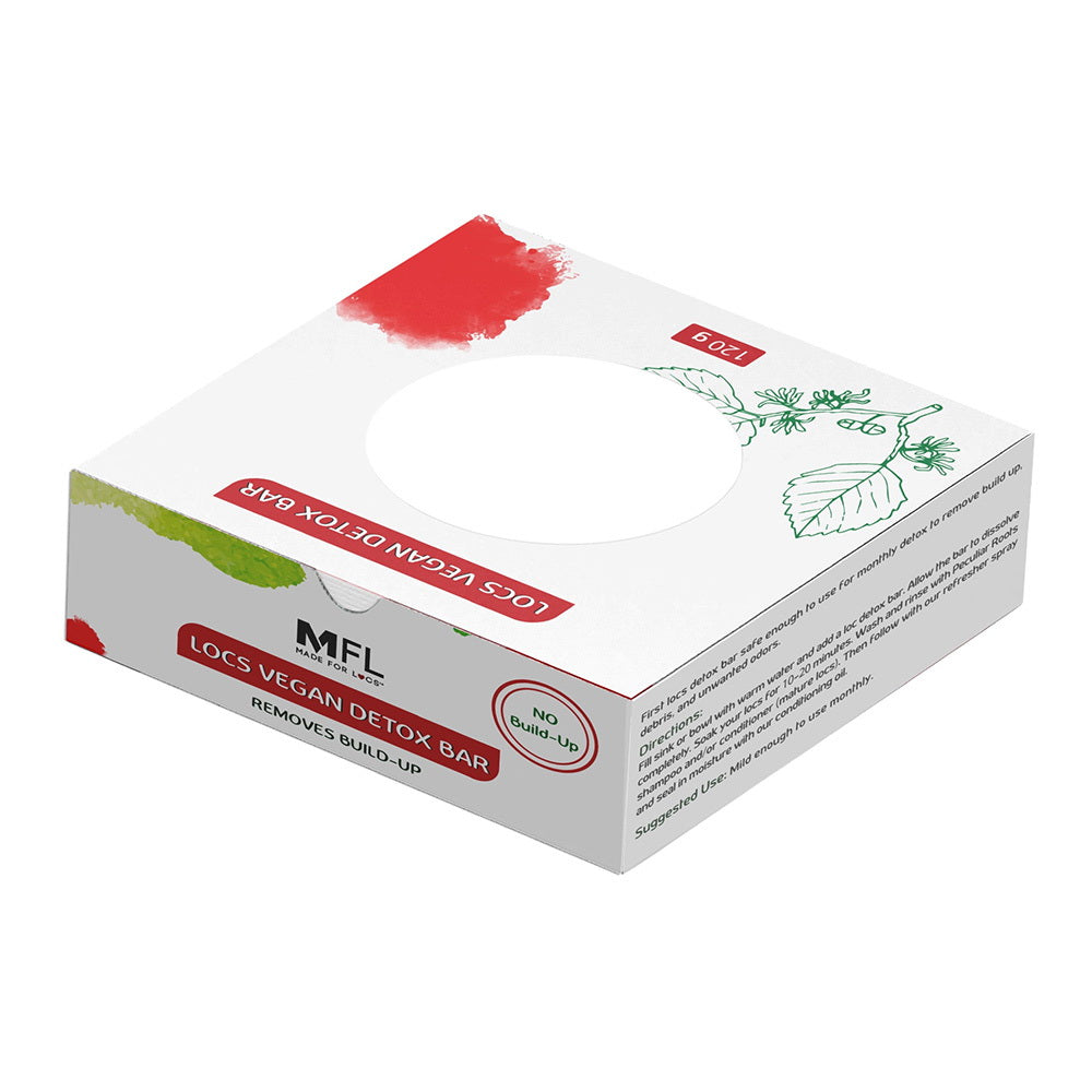 Made For Locs Vegan Detox Bar Clarifying and Purifying Hair Cleanser 4Oz (120g)