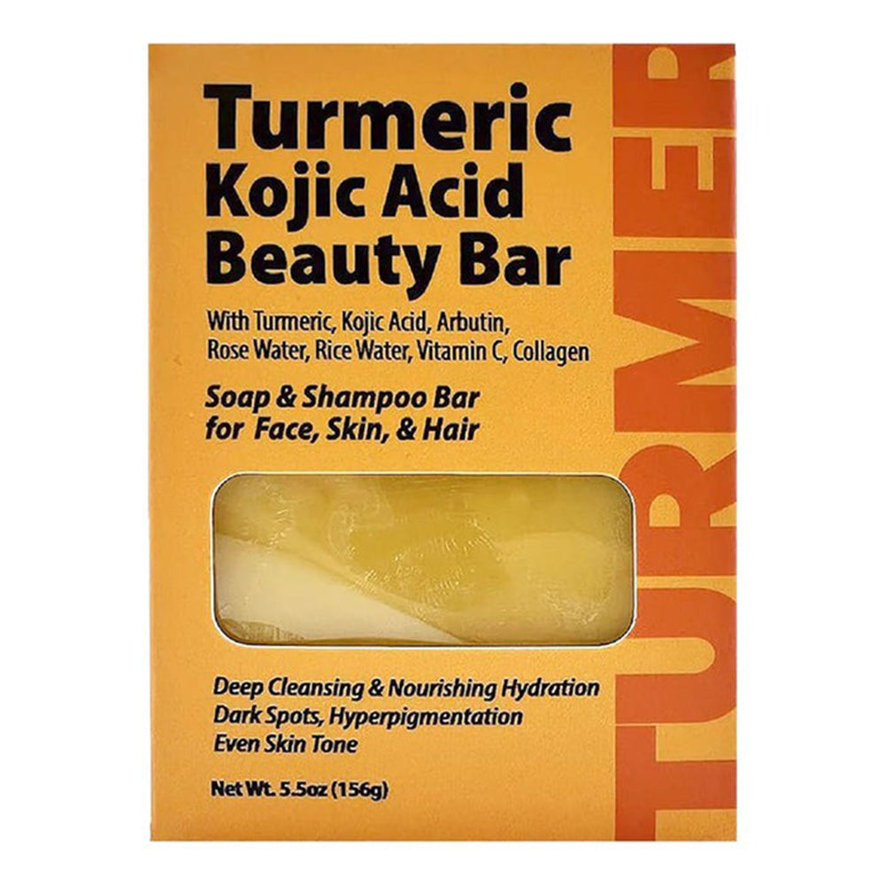 By Natures Brightens Skin Reduces Blemishes Antioxidant-Rich Turmeric Beauty Bar 5.5Oz (156g)