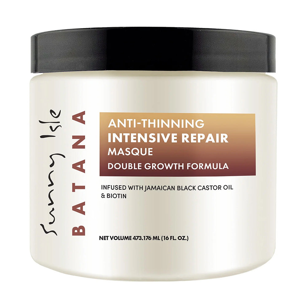 Sunny Isle Batana Anti-Thinning Intensive Repair Hair Masque with Jamaican Black Castor Oil 16Oz (473.176ml)