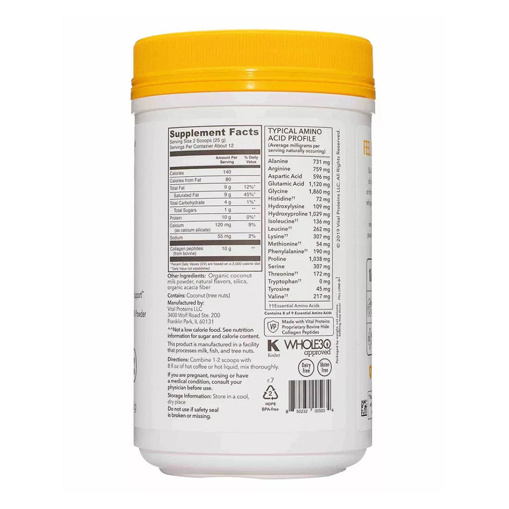 Vital Proteins Collagen Creamer Powder, Support Hair, Skin and Nails, 10.6 Oz