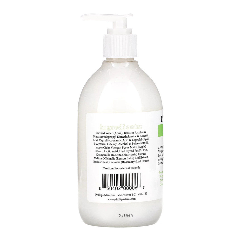 Phillip Adam Apple Cider Vinegar Conditioner for Shiny Hair, 12 Oz