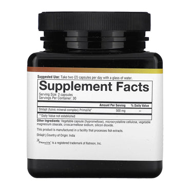 Youtheory Shilajit Vegetarian Capsules, Energy Support, 60 Ea