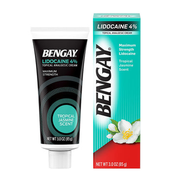 Bengay Maximum Strength Pain Relieving Cream Jasmine Scent, 3.0 Oz