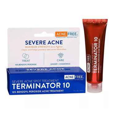 Acne Free Severe Acne Spot Treatment Terminator 10, 1 Oz