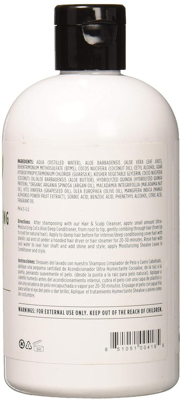 Koils By Nature Ultra Moisturizing CocoAloe Deep Conditioner With Argan Oil, 12 Oz