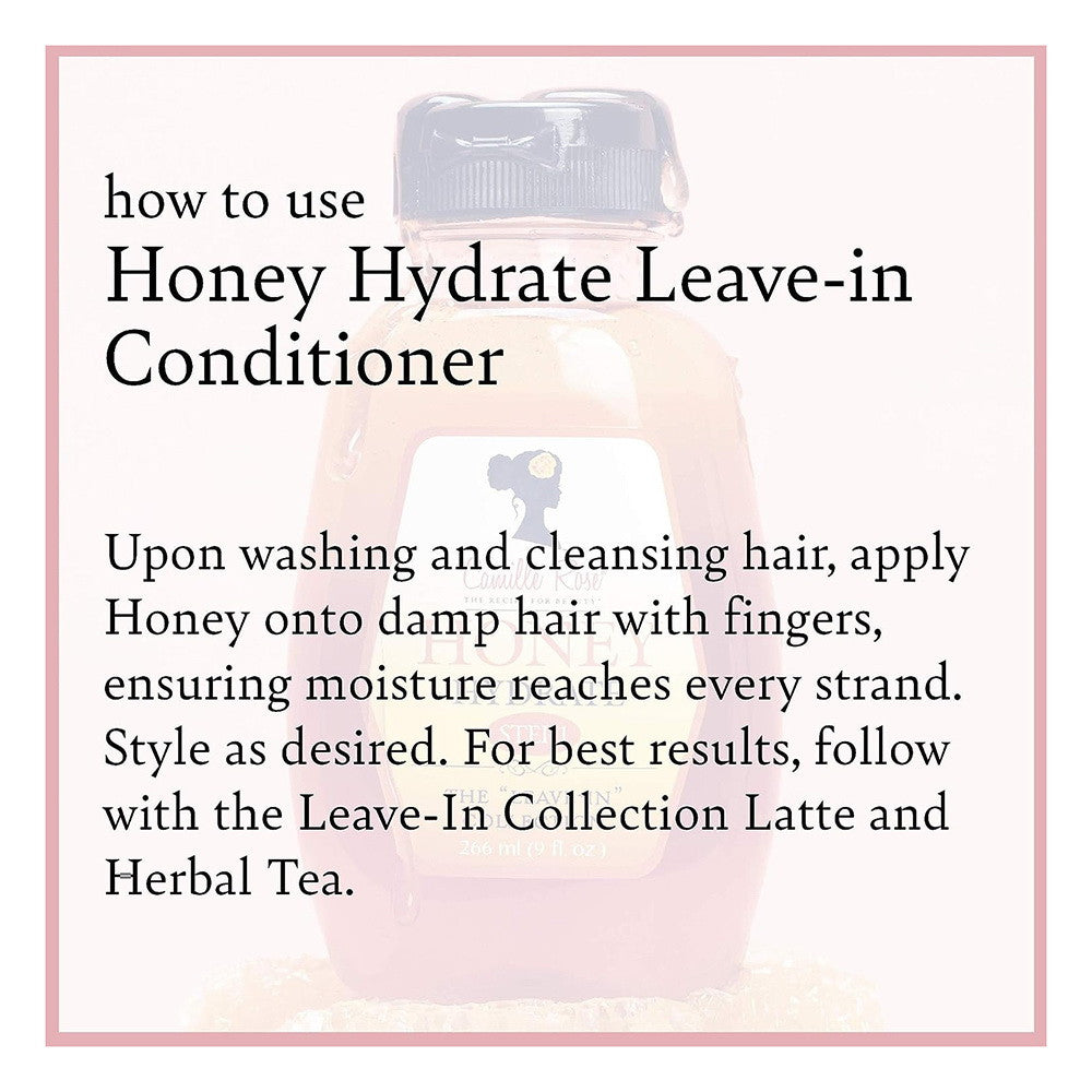 Camille Rose Honey Hydrate Leave In Conditioner, 9 Oz