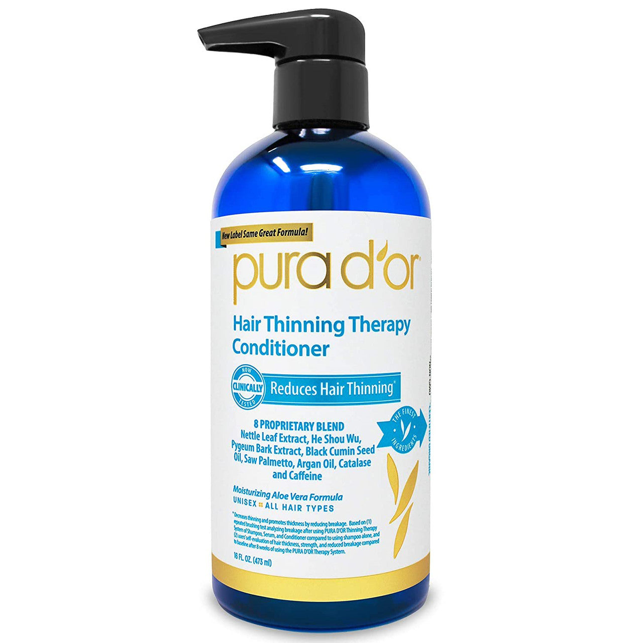 Pura D Or Hair Loss Prevention Therapy Conditioner, 16 Oz