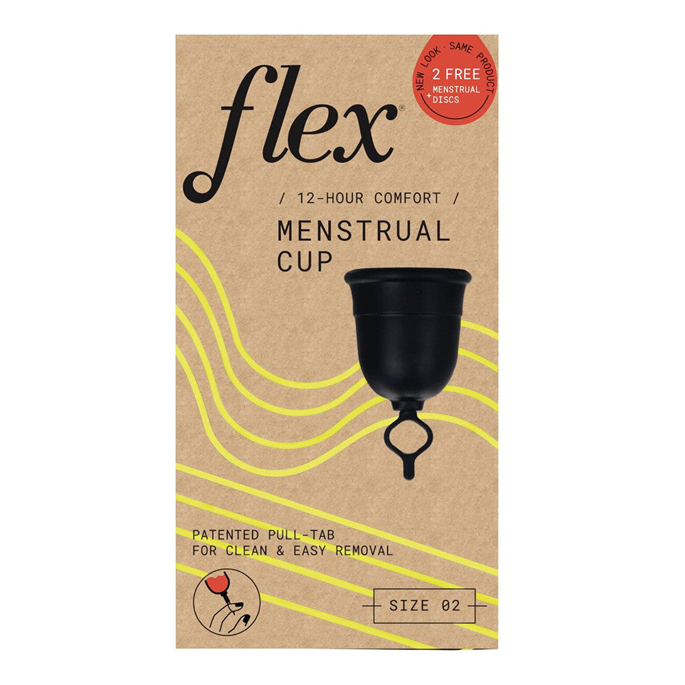 Flex Beginner Full Fit Menstrual Cup And Menstrual Discs Size 2, 2 Ea