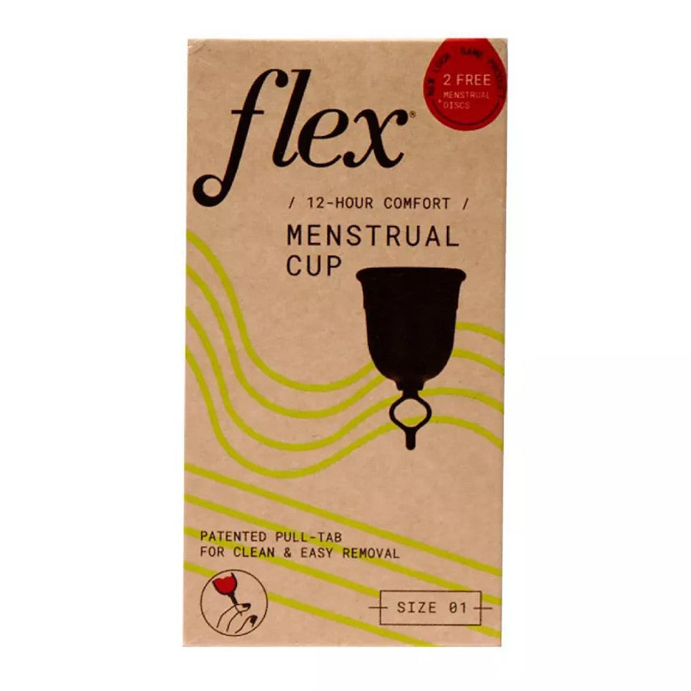 Flex Beginner Full Fit Menstrual Cup And Menstrual Discs Size 1, 1 Ea