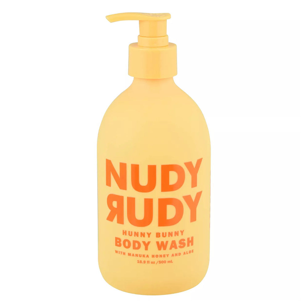 Nudy Rudy Hunny Bunny Body Wash with Manuka Honey and Aloe 16.9Oz (500ml)