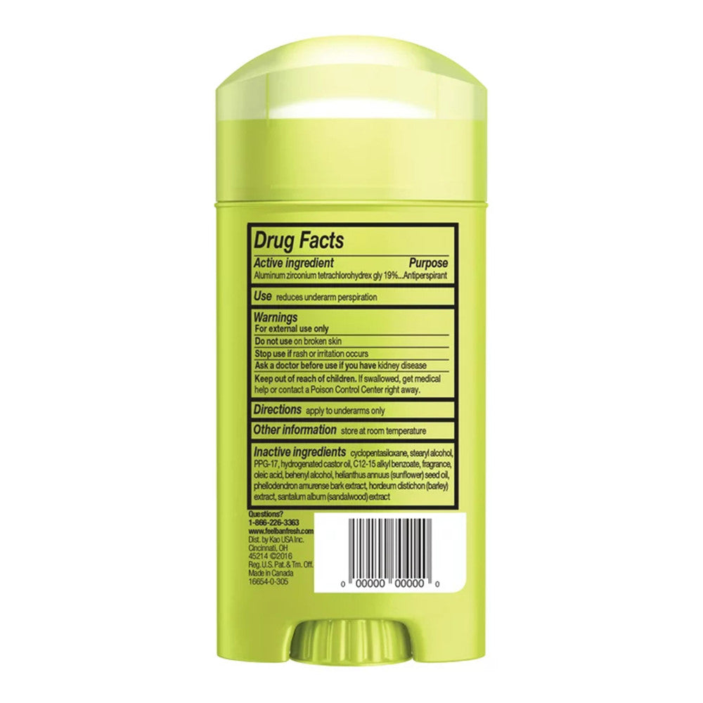 Ban Invisible Solid Anti-Perspirant Deodorant, Powder Fresh - 2.6 Oz