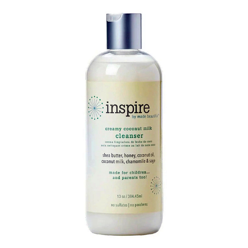 Inspire by Made Beautiful Creamy Coconut Milk Cleanser, 13 Oz