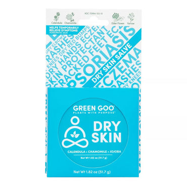 Green Goo All-Natural Skin Care for Dry Skin, Large Tin, 1.82 Oz