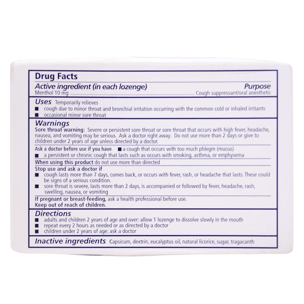 Fishermans Friend Original Extra Strong Menthol Cough Suppressant Lozenges, 38 Ea, 6 Pack