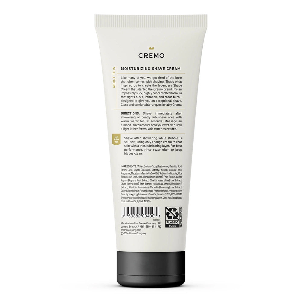 Cremo Concentrated Mens Shave Cream, Classic Scent, 6 Oz