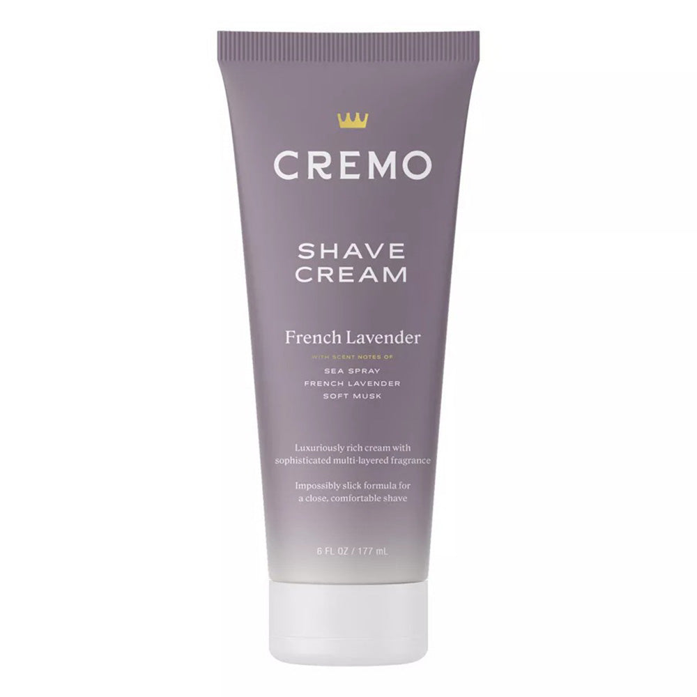 Cremo Calms Skin Lavender Scent French Lavender Shave Cream 6Oz (177ml)
