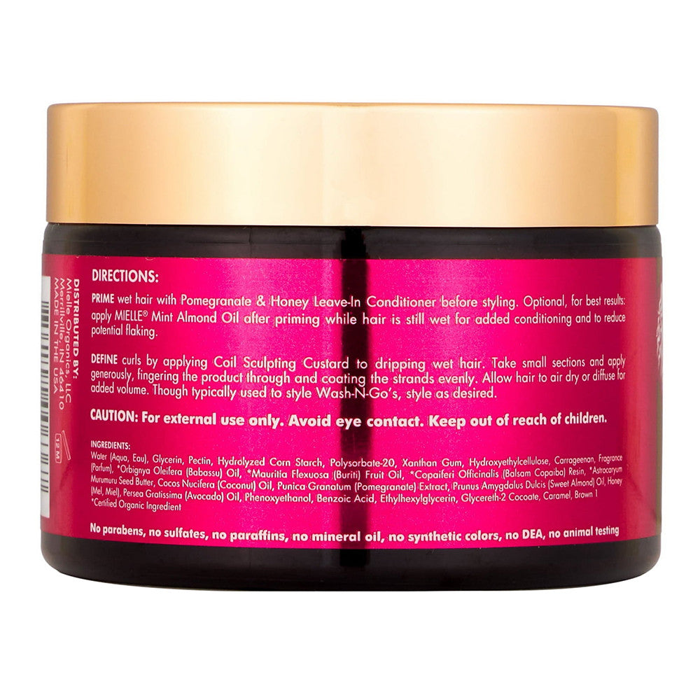 Mielle Organics Pomegranate And Honey Curling Custard, 12 Oz