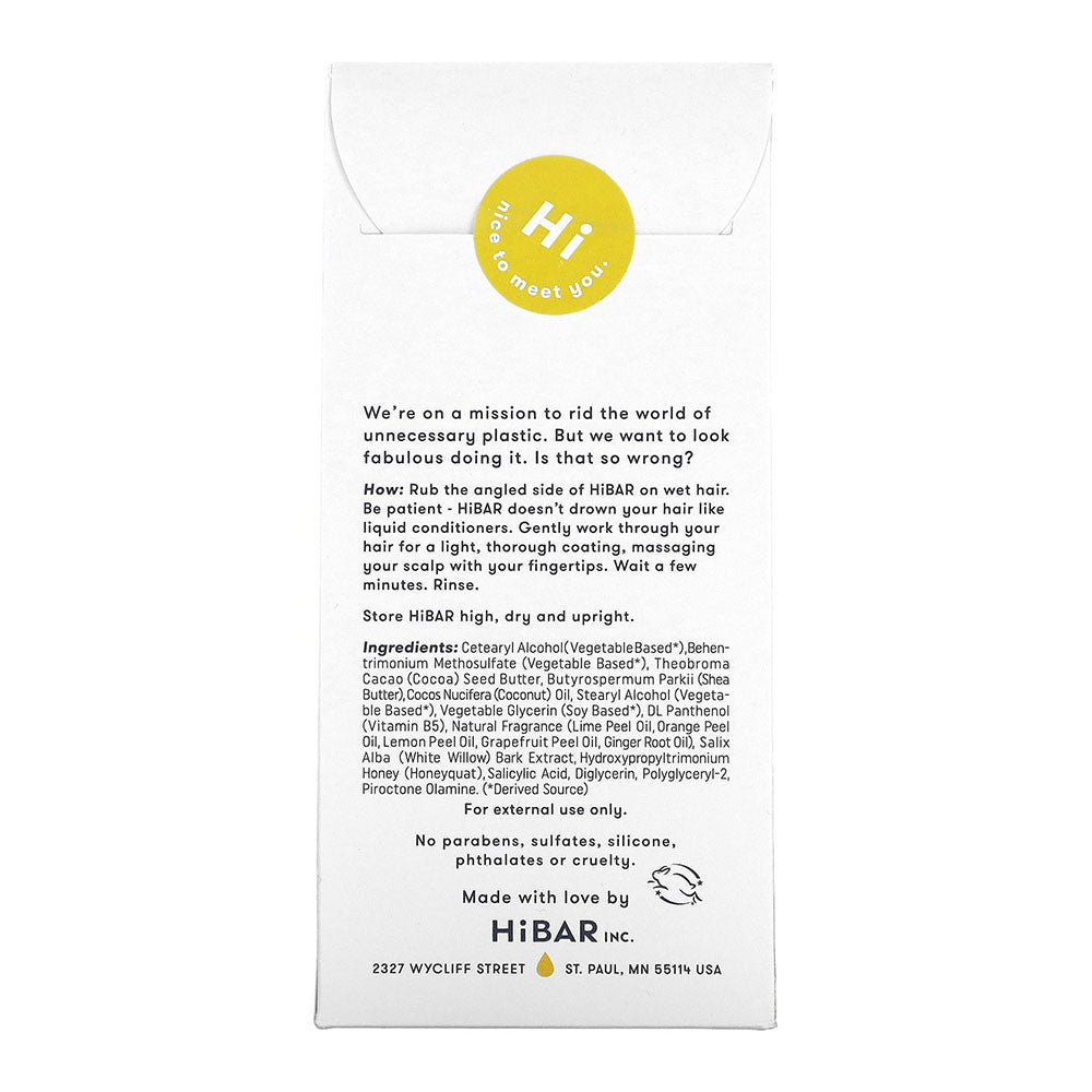 HiBar Soothe Solid Conditioner Bar, 2.7 Oz