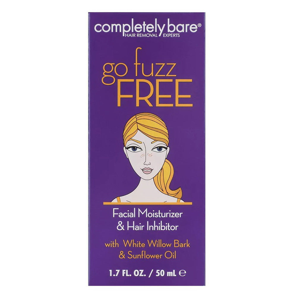 Completely Bare Go Fuzz Free Hair Growth Inhibitor Moisturizer 1.7Oz (50ml)