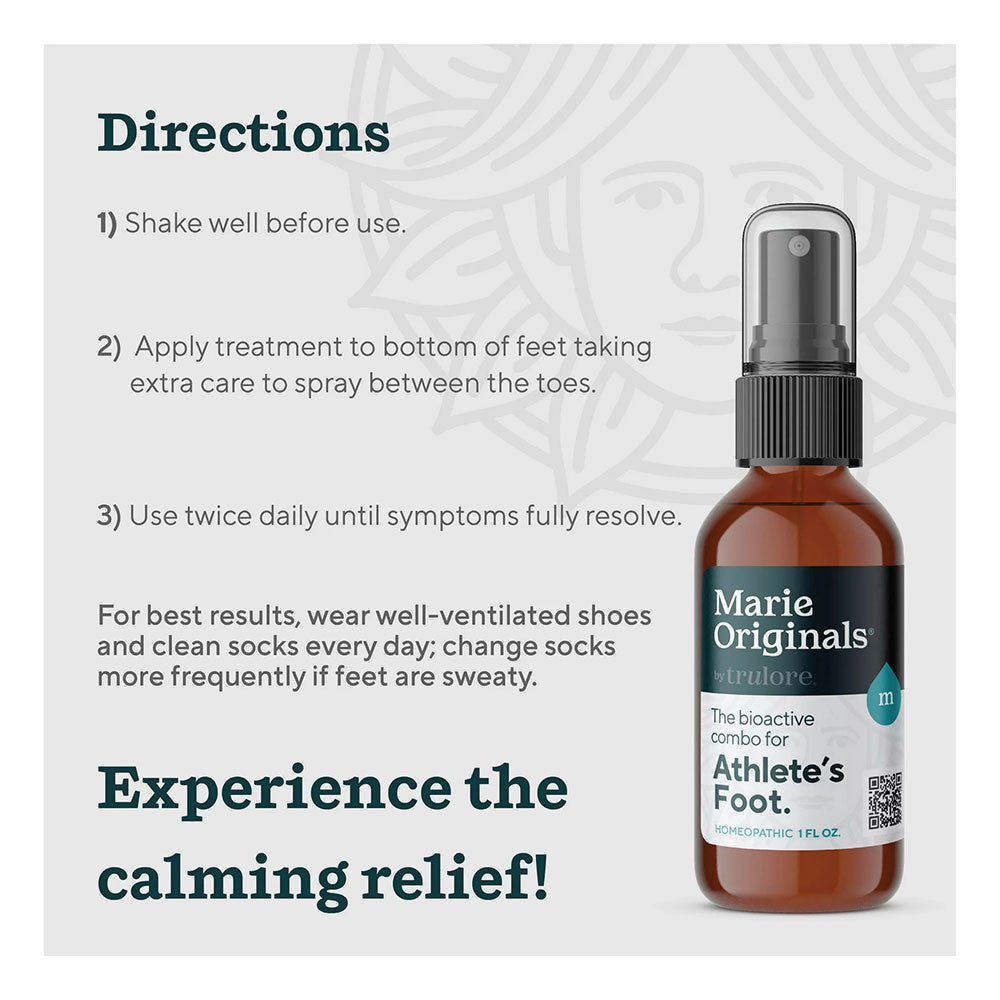 Marie Originals Homeopathic Athletes Foot Spray, 1 Oz