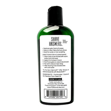 Foster and Lake Shave Answers Shave Oil, Unscented, 4 Oz