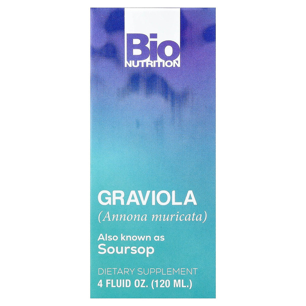 Bio Nutrition Graviola Liquid for Immune Health Support 4Oz (120ml)