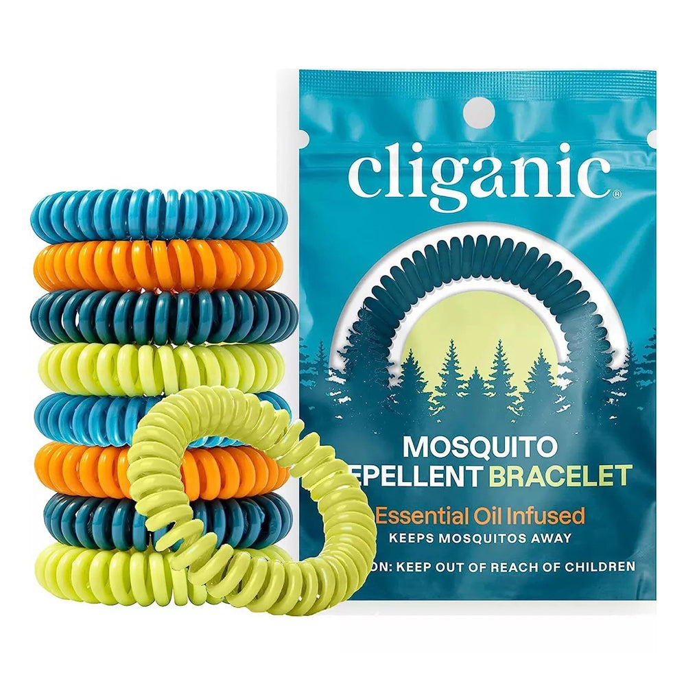 Cliganic Mosquito Repellent Bracelets for Repelling Mosquitoes 10Ea