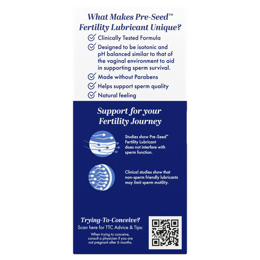 PreSeed Fertility Friendly Lubricant For Couples Trying to Conceiv, 1.4 Oz