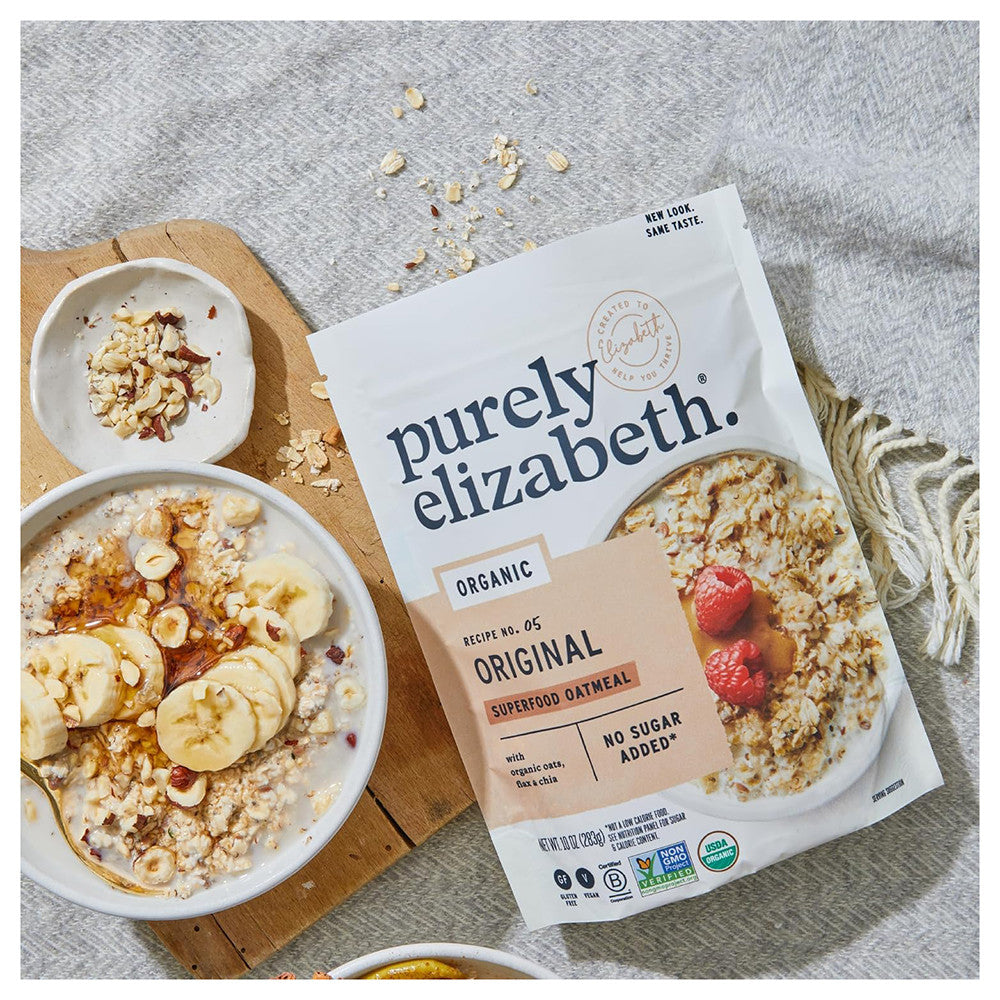 Purely Elizabeth Organic Superfood Oatmeal Original, 10 Oz