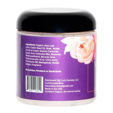 Curls Dynasty Vanilla Cream Custard Curl Defining Cream, 8 Oz