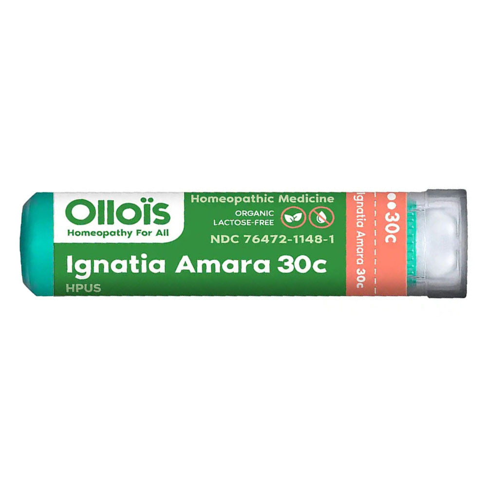 Ollois Ignatia Amara 30c Organic Lactose Free Homeopathic Pellets, 80 Ea