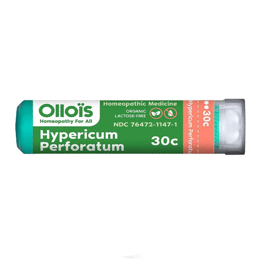 Ollois Hypericum Perforatum 30c Organic Lactose Free Homeopathic Pellets, 80 Ea