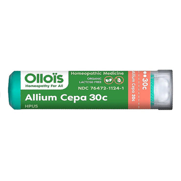 Ollois Allium Cepa 30c Organic Lactose Free Homeopathic Pellets, 80 Ea