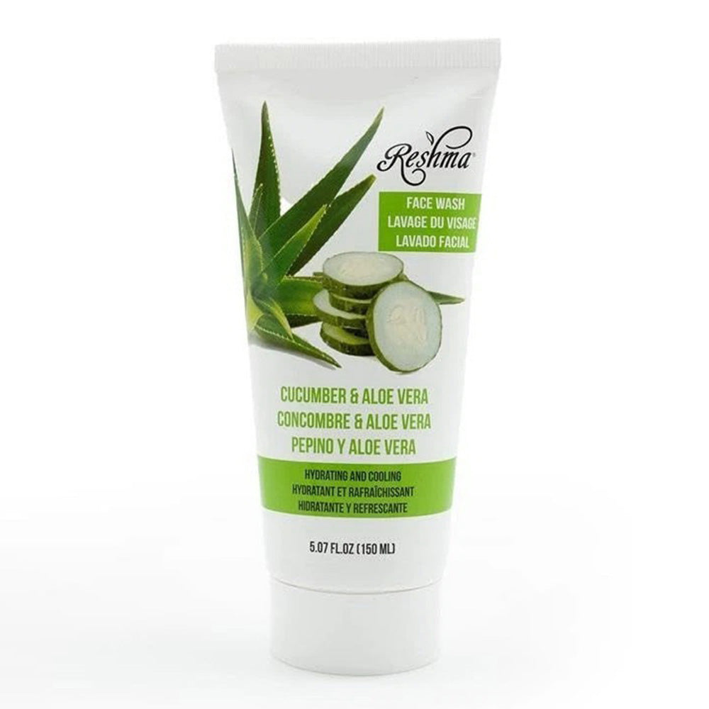 Reshma Gentle Cucumber and Aloe Vera Hydrating Face Wash 5.07Oz (150ml)