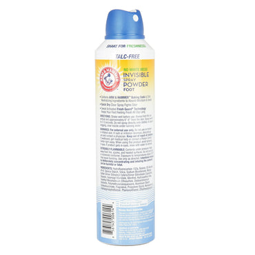 Arm and Hammer Foot Invisible Spray Powder, 7 Oz