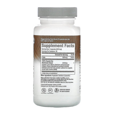 Om Mushroom Superfood Brain Fuel Mushroom Capsules, 90 Ea