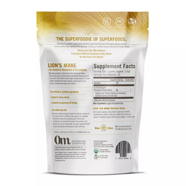 Om Mushroom Lions Blend Superfood Powder, 60 Grms