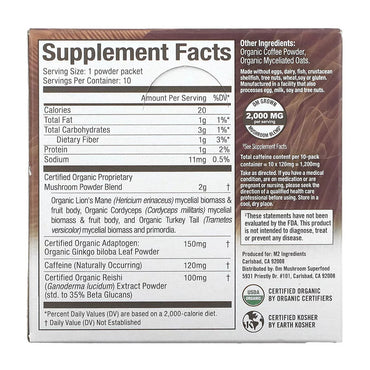 Om Mushroom Mushroom Coffee Blend, 10 Ea