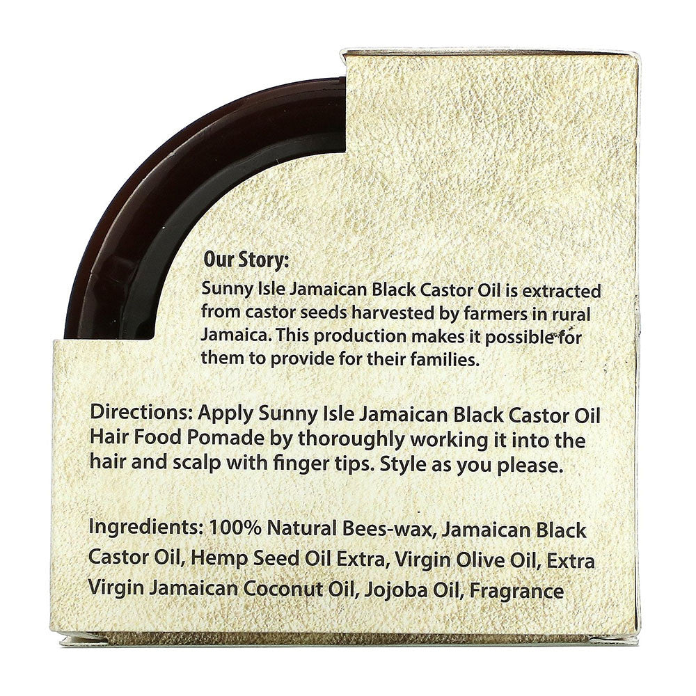 Sunny Isle Jamaican Black Castor Oil Hair Food Pomade For Men, 4 Oz