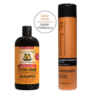Sunny Isle Jamaican Black Castor Oil Extra Dark Extreme Hydrating Shampoo, 12 Oz
