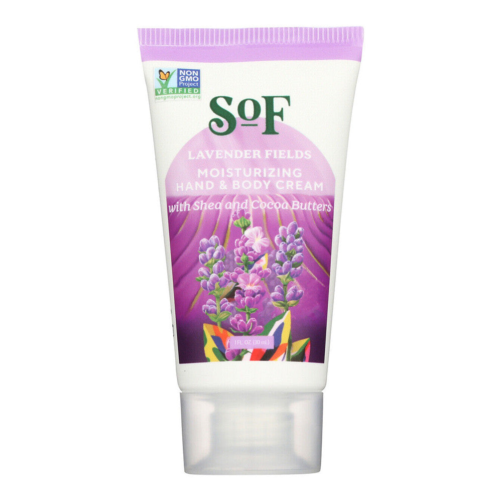 South Of France Moisturizing Hand And Body Cream, Lavender Fields, 1 Oz