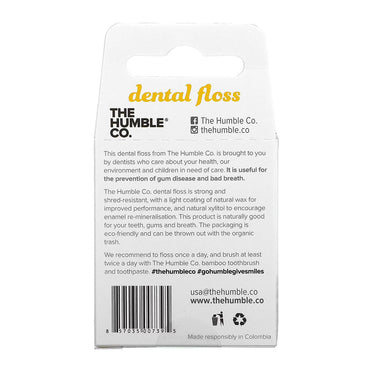 The Humble Co Dental Floss, Lemon
