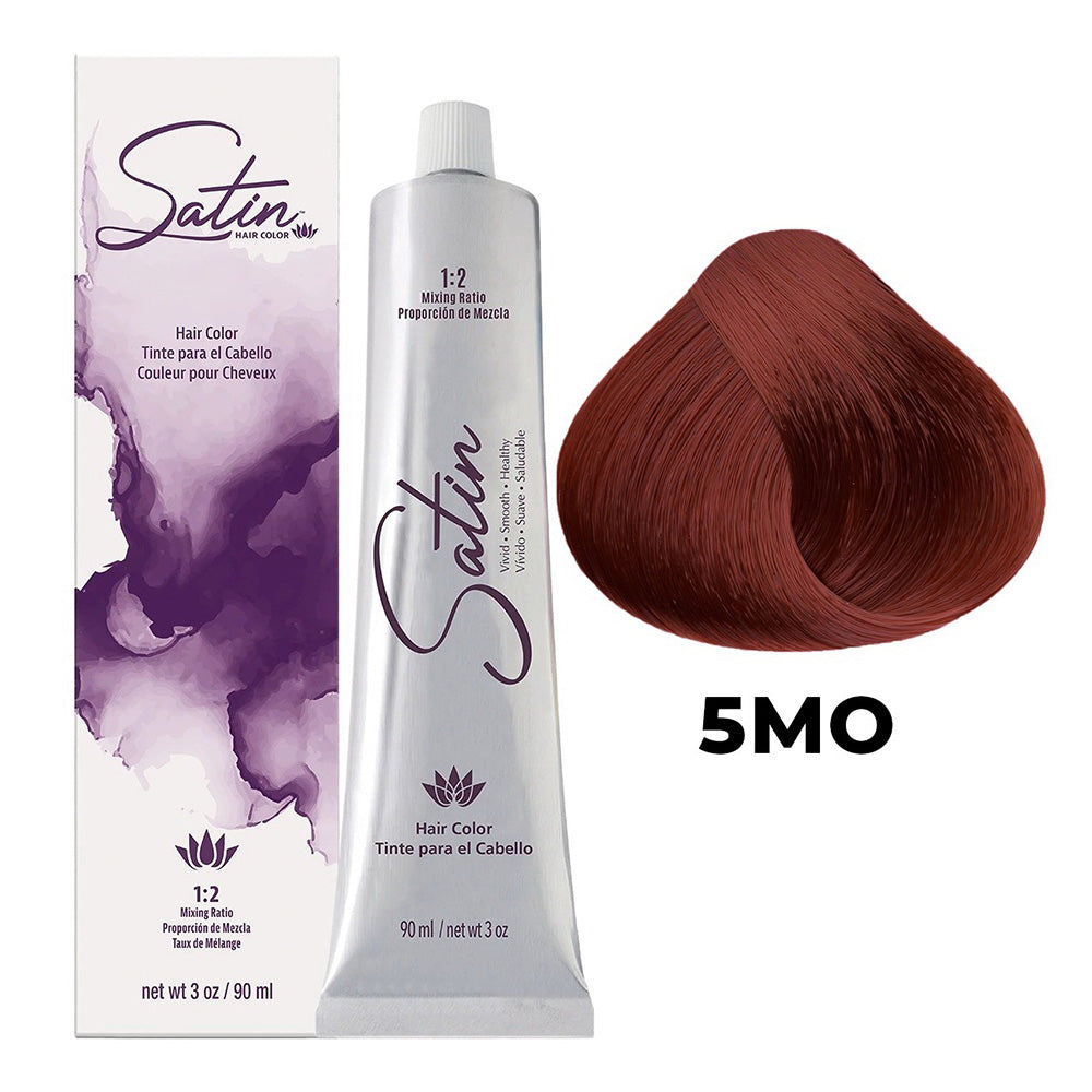 Satin Hair Color 5Mo Titian Mahogany Coverage 3Oz (90ml)