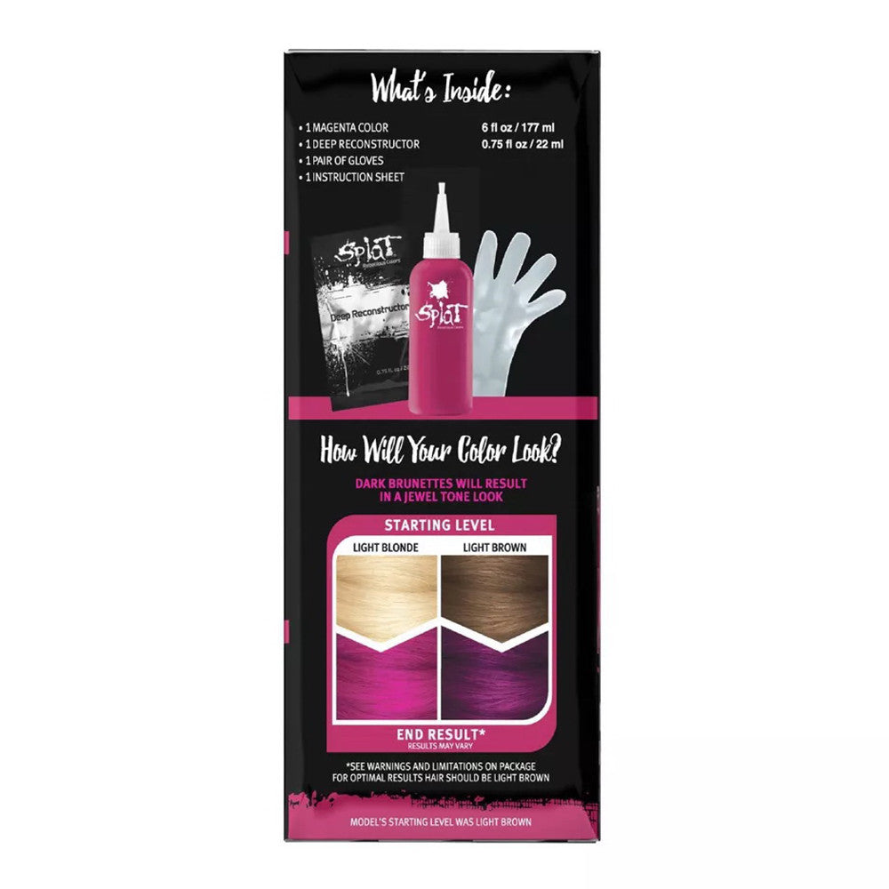 Splat Midnight Hair Color, Magenta, 1 Ea